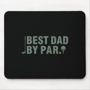 Vintage Best Dad By Par Vater&#; s Tag Golf-Gesche Mousepad