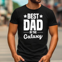 Vintage Best Dad in the Galaxy T-Shirt | Lustiger