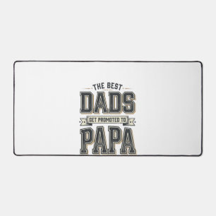Vintage Best Dads zum Papa befördert T-Shirt Desig Schreibtischunterlage