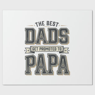 Vintage Best Dads zum Papa Shirt Design_1 Geschenkpapier