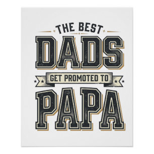 Vintage Best Dads zum Papa Shirt Design_1 Poster