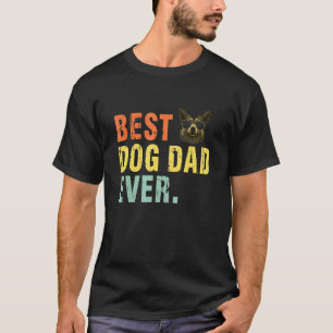 Vintage Best Dog Dad Ever Pembroke Welsh Corgi T-Shirt