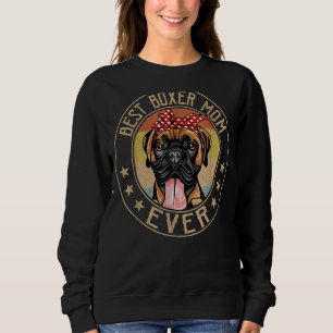 Vintage beste Boxer-Mama je Hunde Muttertag 1 Sweatshirt