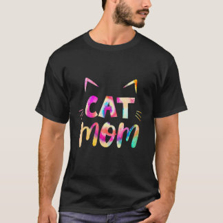 Vintage beste Cat Mama je Muttertag der Katze Gege T-Shirt