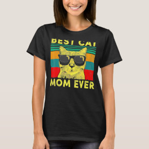 Vintage beste Cat Mama je Muttertag für Katze T-Shirt