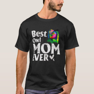 Vintage Beste Eulen-Mutter Aller Zeiten geschnit T-Shirt