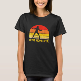 Vintage Beste Fechtende Mutter Aller Zeiten Mutter T-Shirt