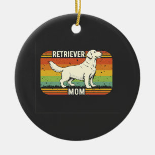 Vintage Beste Golden Retriever Mama Hundemutter Keramik Ornament