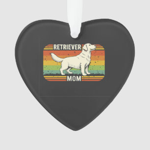Vintage Beste Golden Retriever Mama Hundemutter Ornament