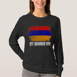 Vintage Beste Großmutter je Männer - Armenische Fl T-Shirt