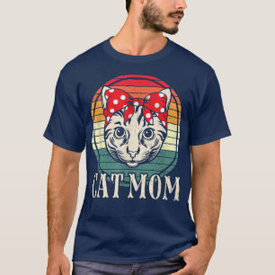 Vintage Beste Katze Mama je, Katze Muttertag Katze T-Shirt