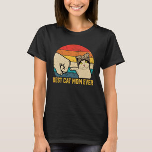 Vintage Beste Katzenmutter Aller Zeiten Süße Katze T-Shirt