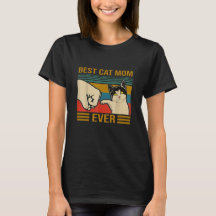 Vintage Beste Katzenmutter Ever Bump Fit