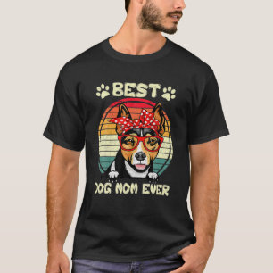 Vintage Beste Ratten Terrier-Mutter überhaupt Hund T-Shirt