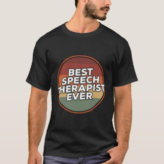 Vintage Beste Sprachtherapeutin Aller Zeiten T-Shirt