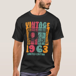 Vintage Beste Treffer 1963 Retro Birthday T-Shirt
