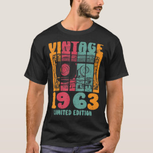Vintage Beste Treffer 1963 Retro Birthday T-Shirt