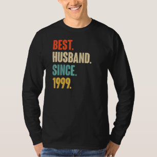 Vintage Bester Ehemann seit 1999 23. Hochzeitstag T-Shirt