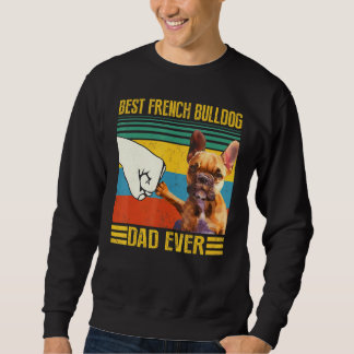 Vintage Bester Französischer Bulldoggen-Vater jema Sweatshirt