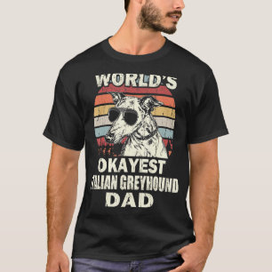 Vintage - Bester Italienischer Windhund-Vater der T-Shirt