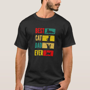 Vintage Bester Katzenpapa Aller Zeiten  Katze  Män T-Shirt