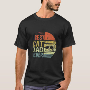 Vintage Bester Katzenvater Aller Zeiten Katzenpapa T-Shirt