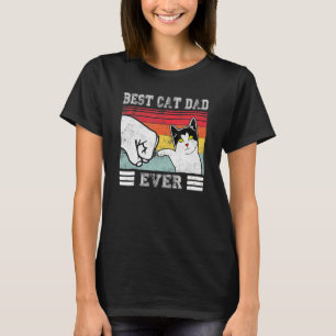 Vintage Bester Katzenvater überhaupt Für Männer K T-Shirt