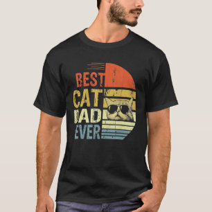 Vintage Bester Katzenvater überhaupt Katzenpapa 1 T-Shirt
