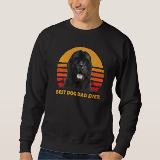 Vintage Bester Neufundländer-Hund Papa Aller Zeite Sweatshirt