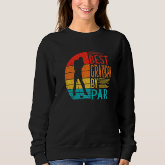 Vintage Bester Opa Von Par Daddy Vatertag Gol Sweatshirt
