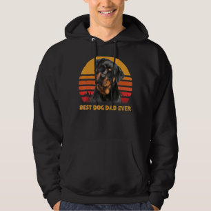 Vintage Bester Rottweiler-Hunde-Vater Aller Zeiten Hoodie