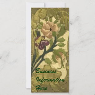 Vintage bestickte Blätter Blume 2012 Kalender