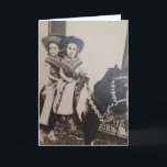 Vintage BESTIE BESTE FREUNDIN GIRLFRIEND-KARTE SIE Karte<br><div class="desc">BESTIE GREETING CARD</div>