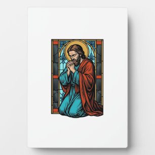Vintage betende religiöse Figur Vektor-Shirt Desi Fotoplatte