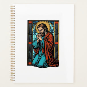 Vintage betende religiöse Figur Vektor-Shirt Desi Planer