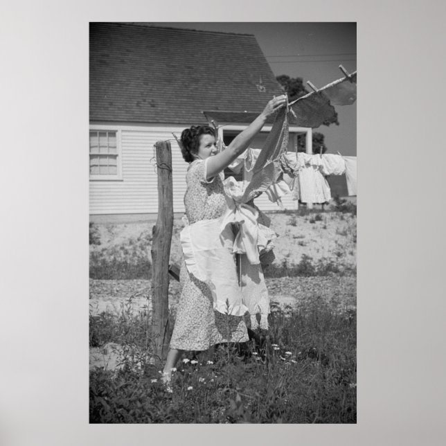 Vintage Betriebssicherheitsprüfung Poster (Vorne)