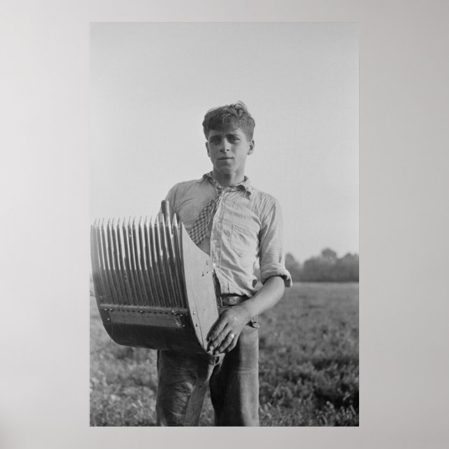 Vintage Betriebssicherheitsprüfung Poster (Vorne)