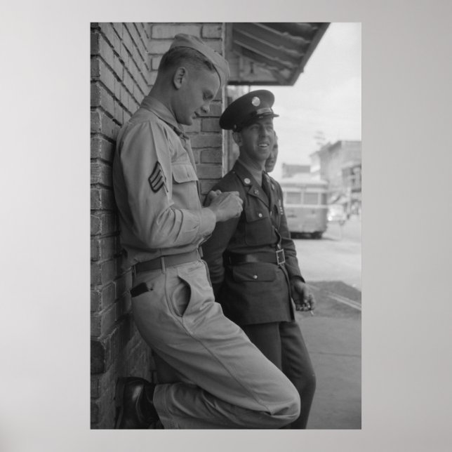 Vintage Betriebssicherheitsprüfung Poster (Vorne)