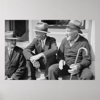 Vintage Betriebssicherheitsprüfung Poster