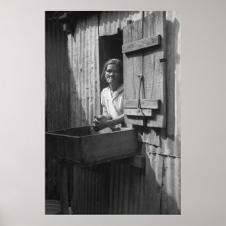 Vintage Betriebssicherheitsprüfung Poster