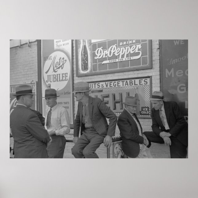 Vintage Betriebssicherheitsprüfung Poster (Vorne)