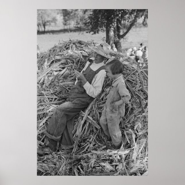 Vintage Betriebssicherheitsprüfung Poster (Vorne)