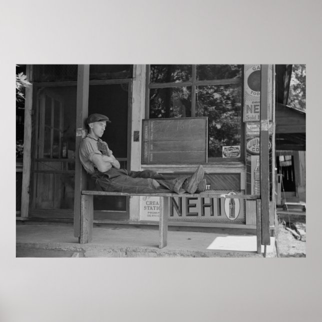 Vintage Betriebssicherheitsprüfung Poster (Vorne)