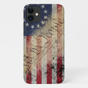 Vintage Betsy-Ross-Amerikanische Flagge Case-Mate iPhone Hülle