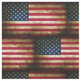 Vintage beunruhigte amerikanische Flagge Stoff
