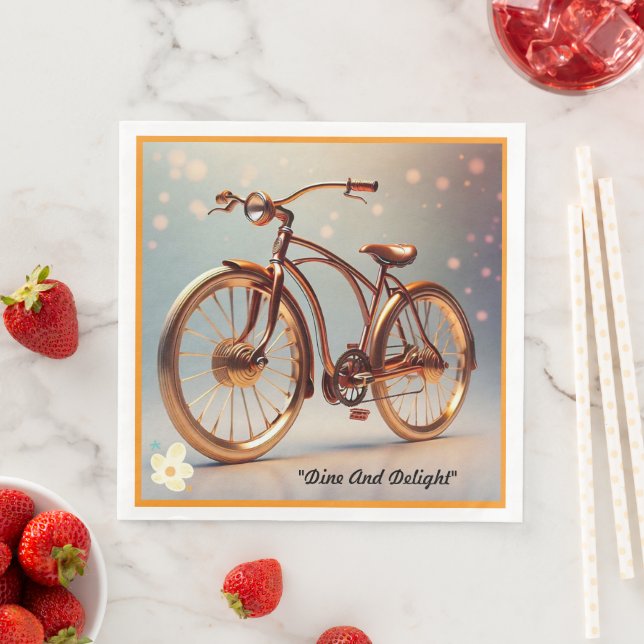 "Vintage Bewohner" Serviette (Beispiel)