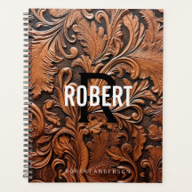 Vintage Bezeichnung für ein Monogramm aus Glattled