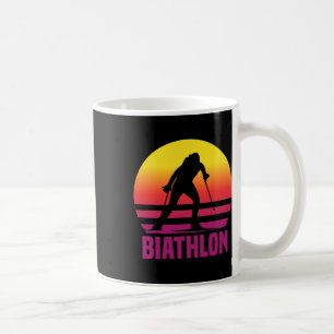 Vintage Biathlon Idee Geschenk Wintersport Kaffeetasse