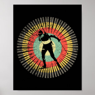 Vintage Biathlon Retro 70er Jahre Geschenk Vintage Poster