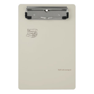 Vintage-Bibliothek Dark Academia-Buchpaket Mini Klemmbrett